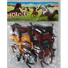 Horses - set of 8